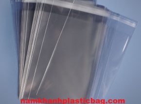 LDPE/PP túi nhựa nilon đựng thư có băng keo